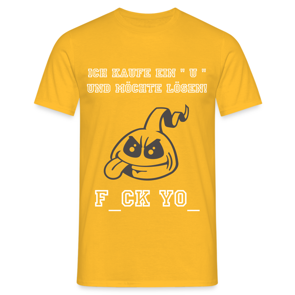 F_ck Yo_ T-Shirt - Gelb