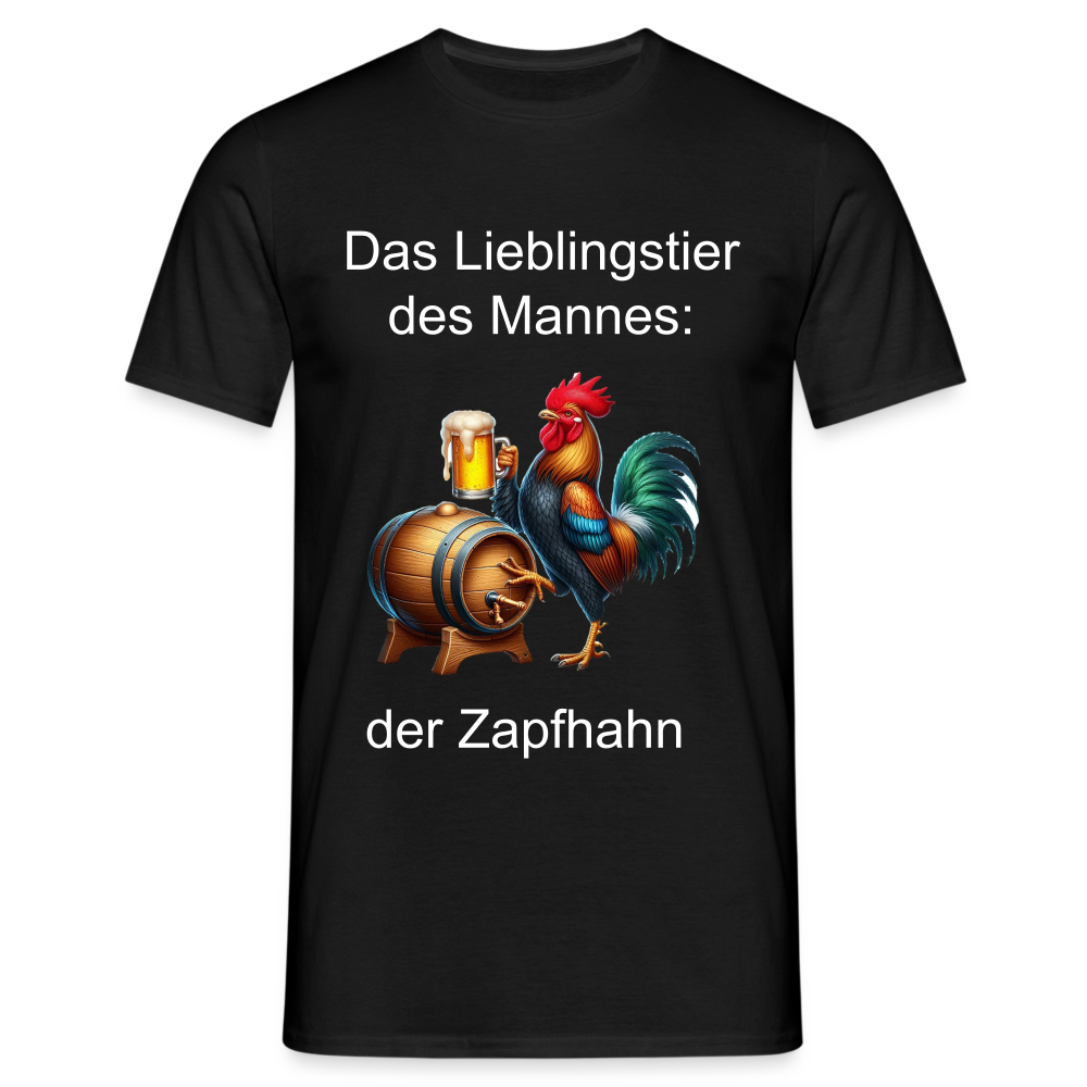 Zapfhahn T-Shirt - Schwarz