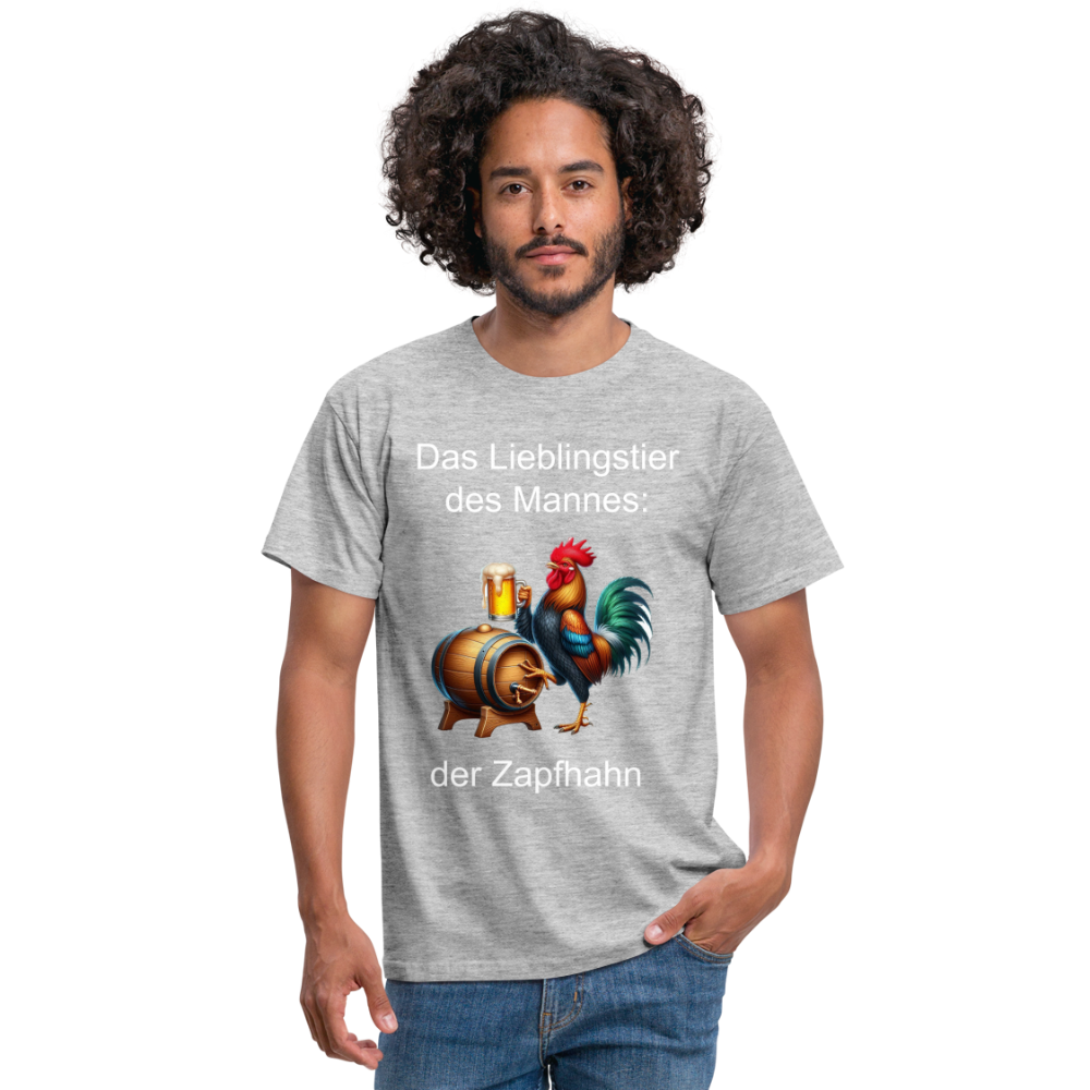 Zapfhahn T-Shirt - Grau meliert