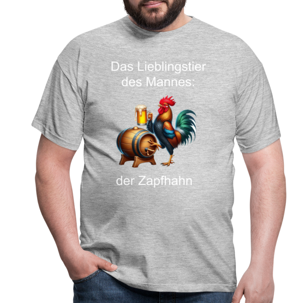 Zapfhahn T-Shirt - Grau meliert