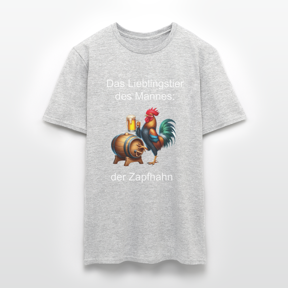 Zapfhahn T-Shirt - Grau meliert