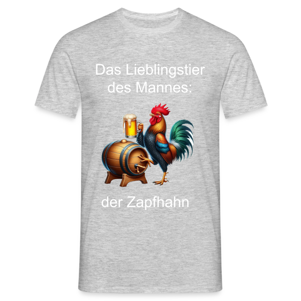 Zapfhahn T-Shirt - Grau meliert