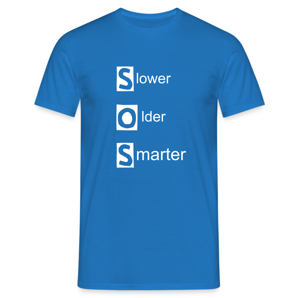 SOS T-Shirt - Royalblau