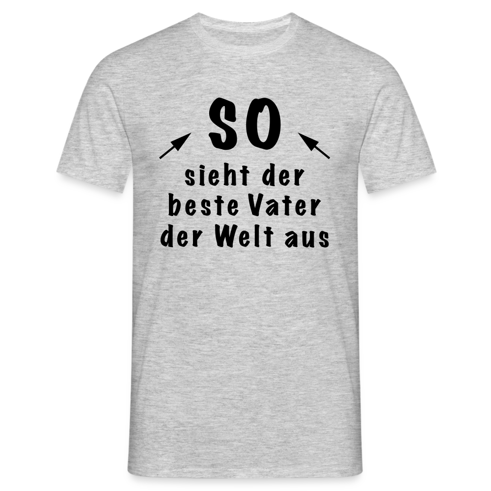 Vatertag T-Shirt - Grau meliert