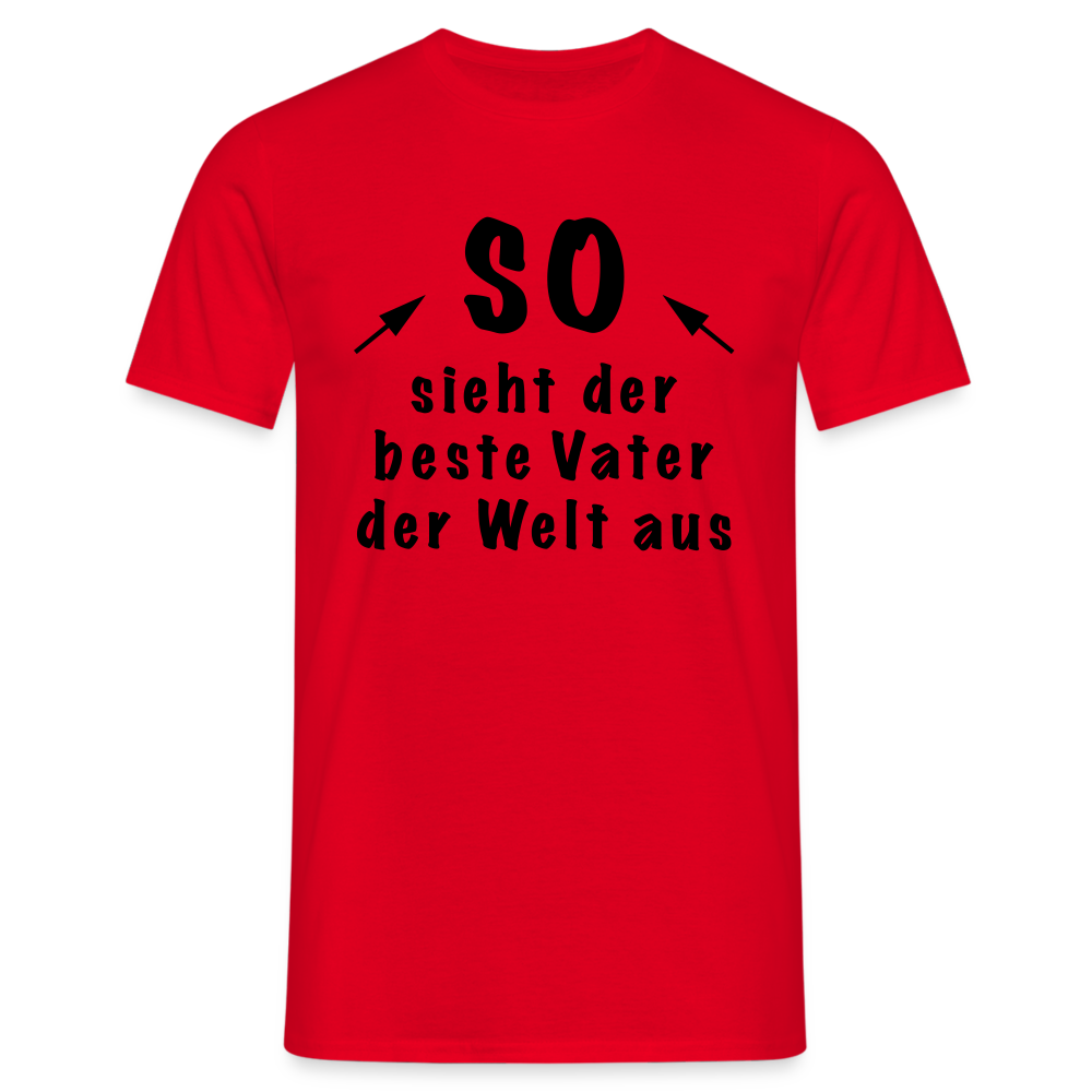 Vatertag T-Shirt - Rot