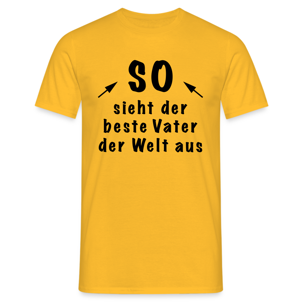 Vatertag T-Shirt - Gelb