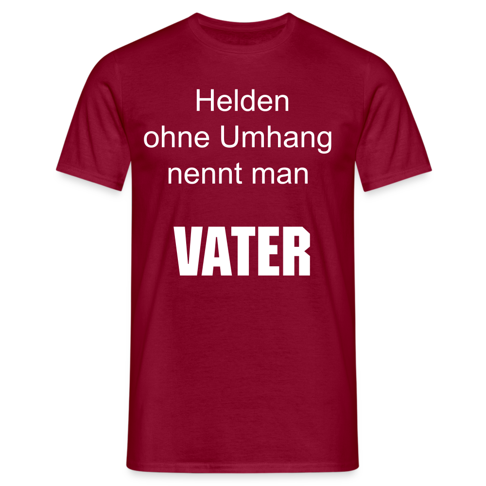 Vatertag T-Shirt - Ziegelrot