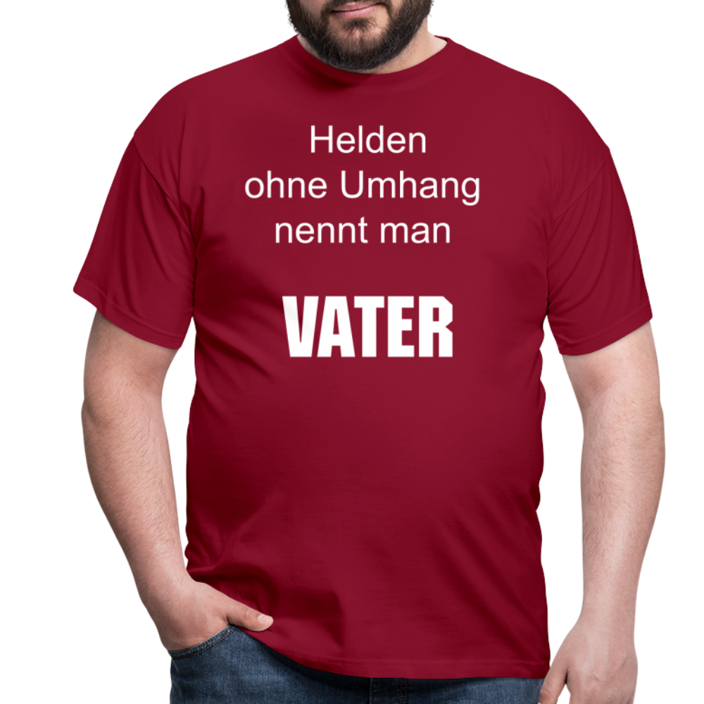 Vatertag T-Shirt - Ziegelrot