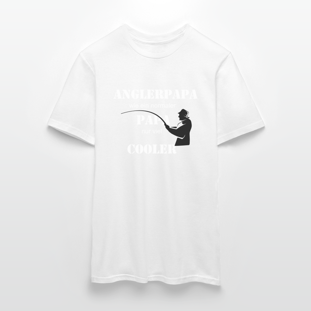 Anglerpapa T-Shirt - Weiß