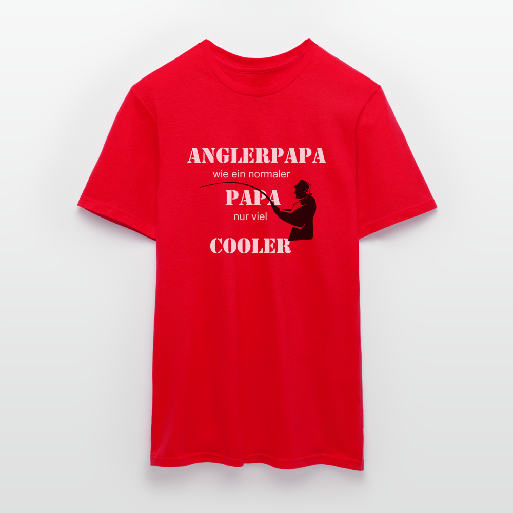 Anglerpapa T-Shirt - Rot