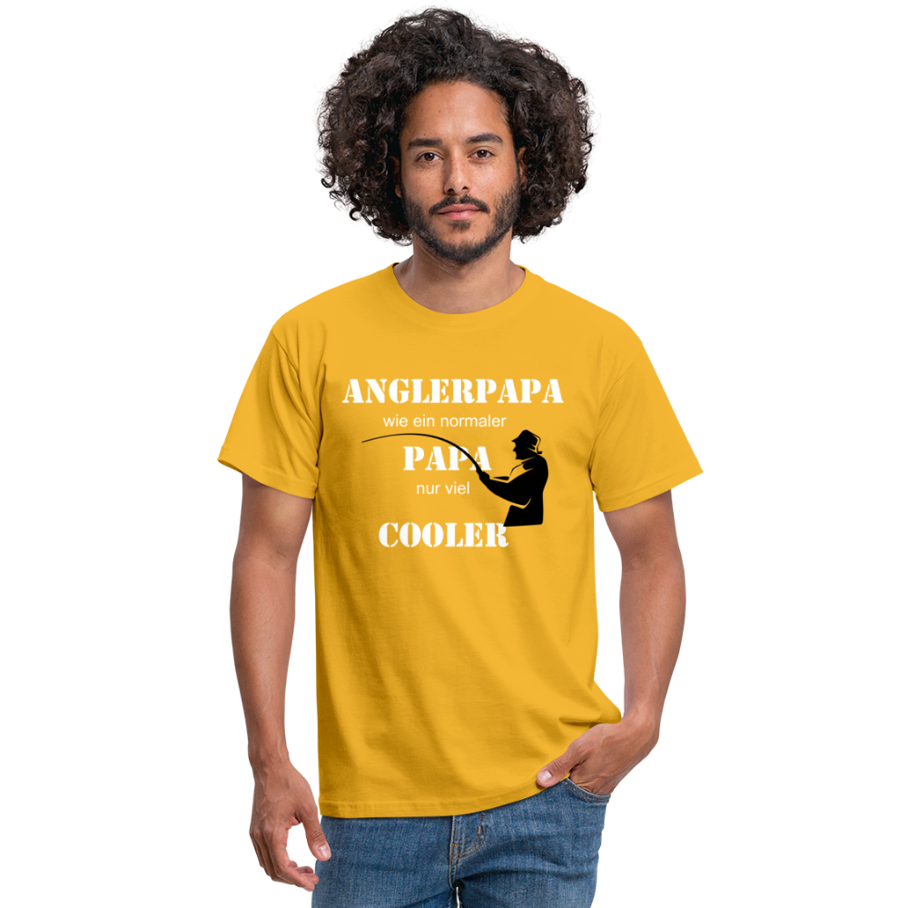 Anglerpapa T-Shirt - Gelb