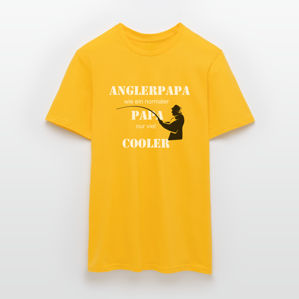Anglerpapa T-Shirt - Gelb