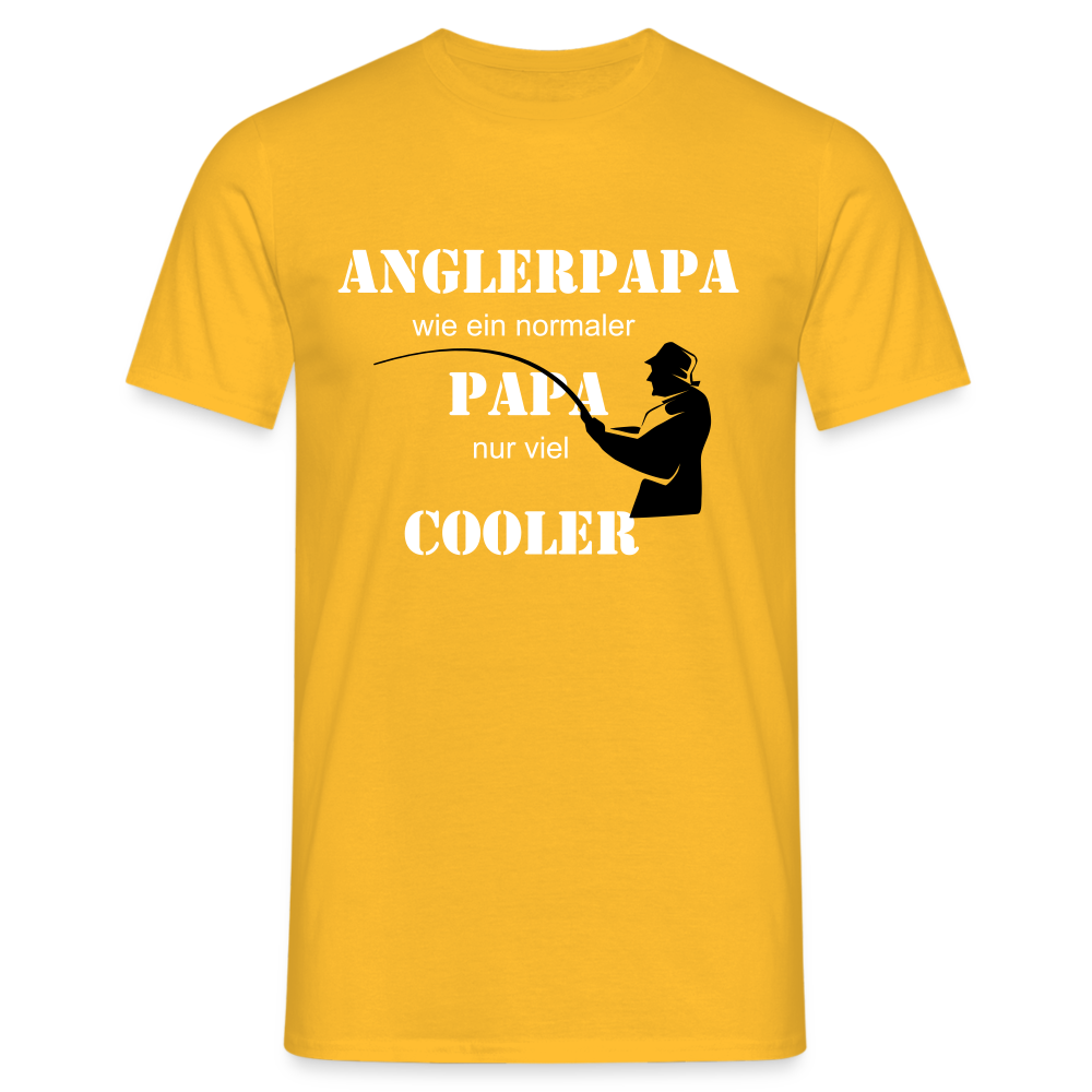 Anglerpapa T-Shirt - Gelb
