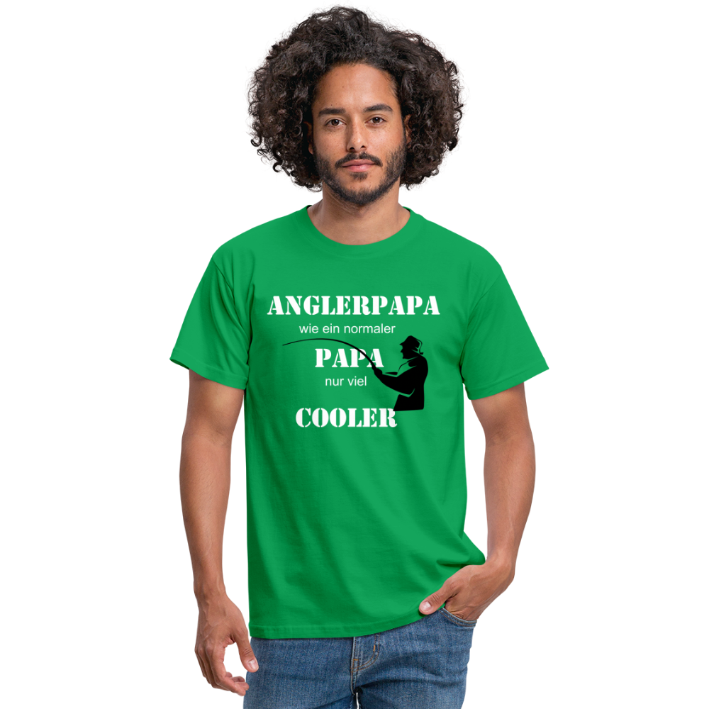 Anglerpapa T-Shirt - Kelly Green