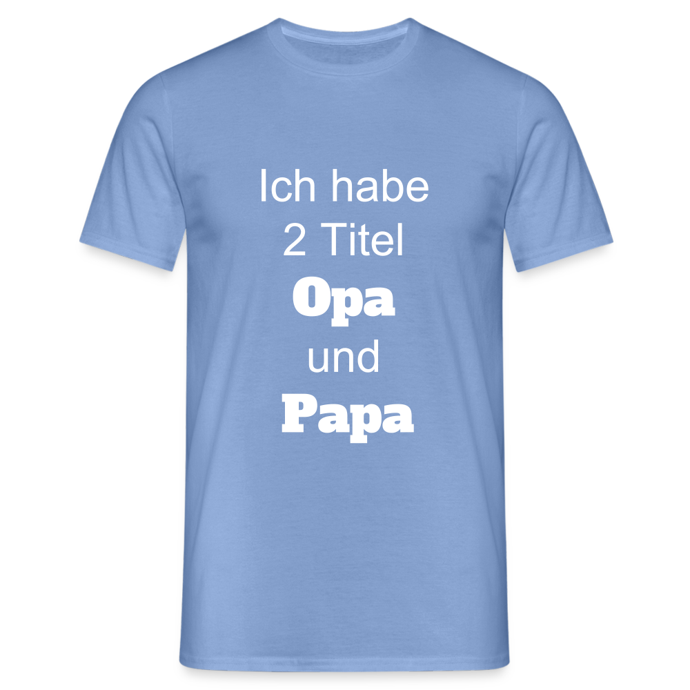 Opa Papa T-Shirt - carolina blue