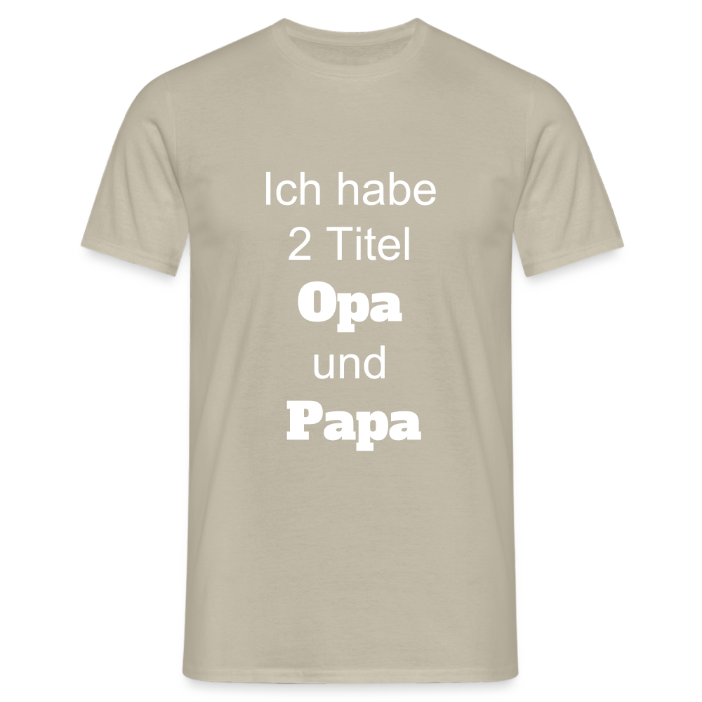 Opa Papa T-Shirt - Sandbeige