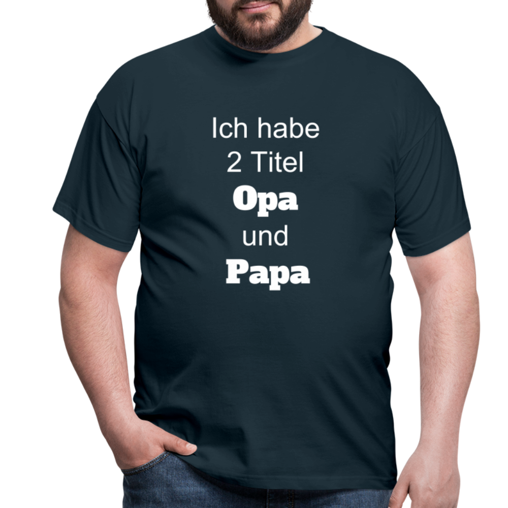 Opa Papa T-Shirt - Navy