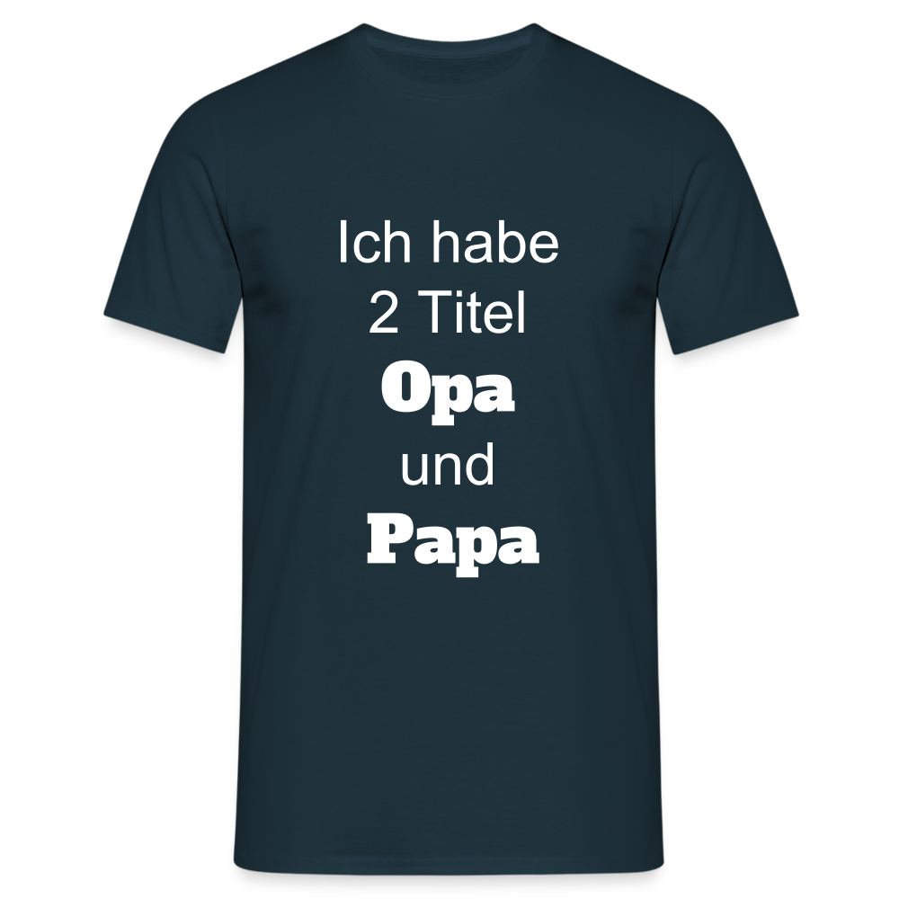 Opa Papa T-Shirt - Navy