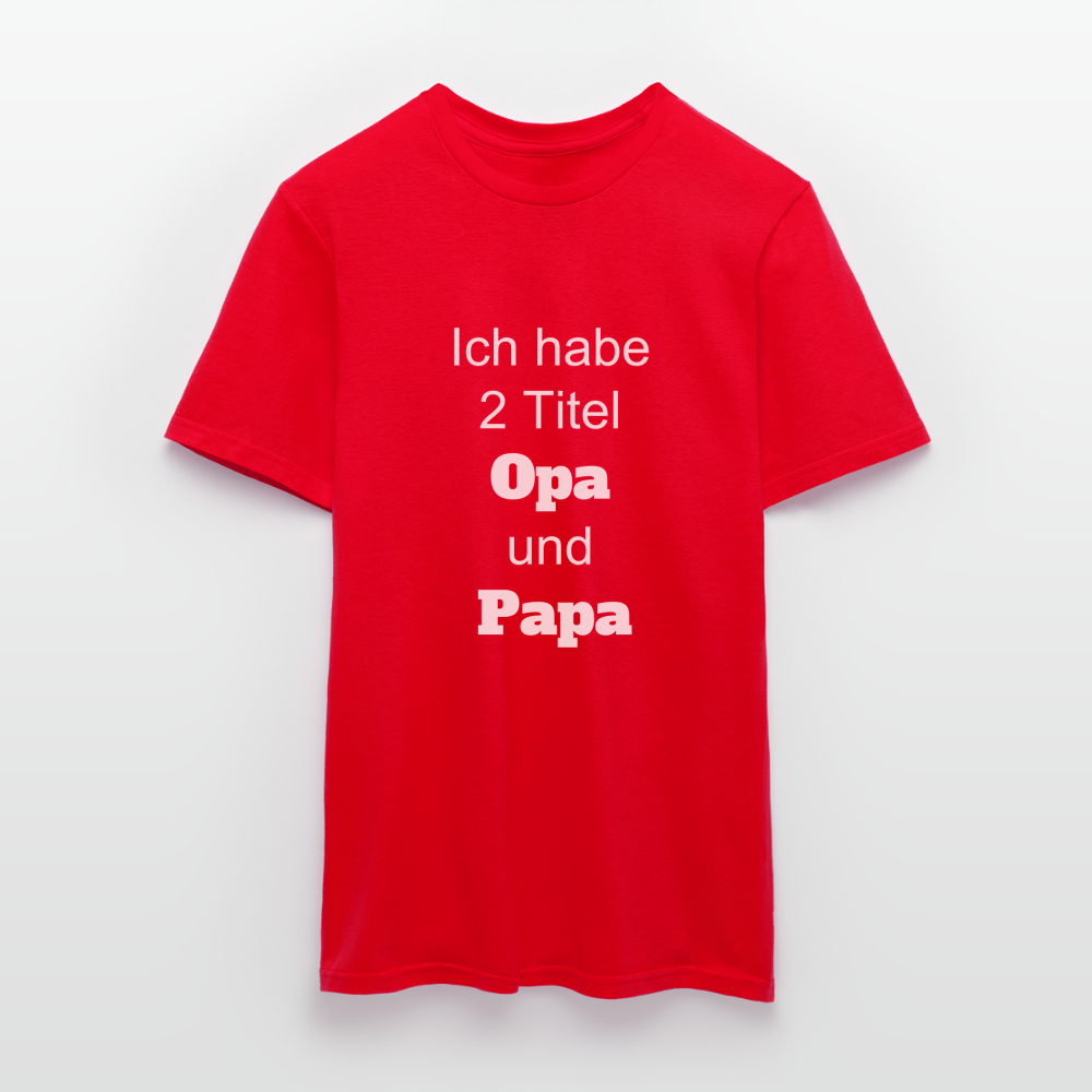Opa Papa T-Shirt - Rot