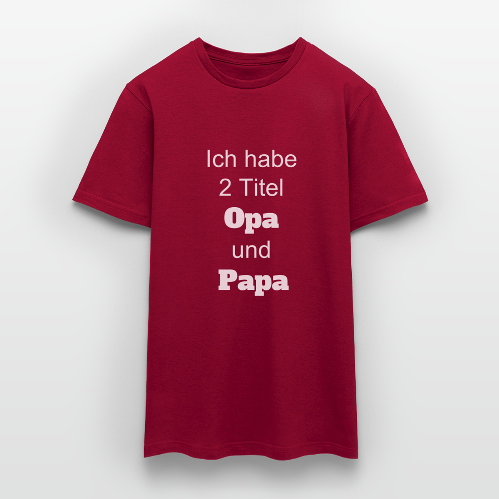 Opa Papa T-Shirt - Ziegelrot