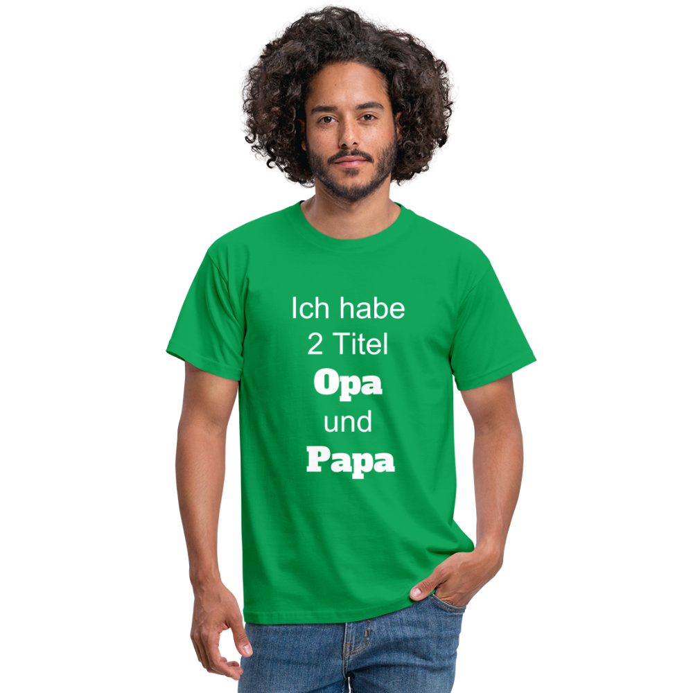 Opa Papa T-Shirt - Kelly Green