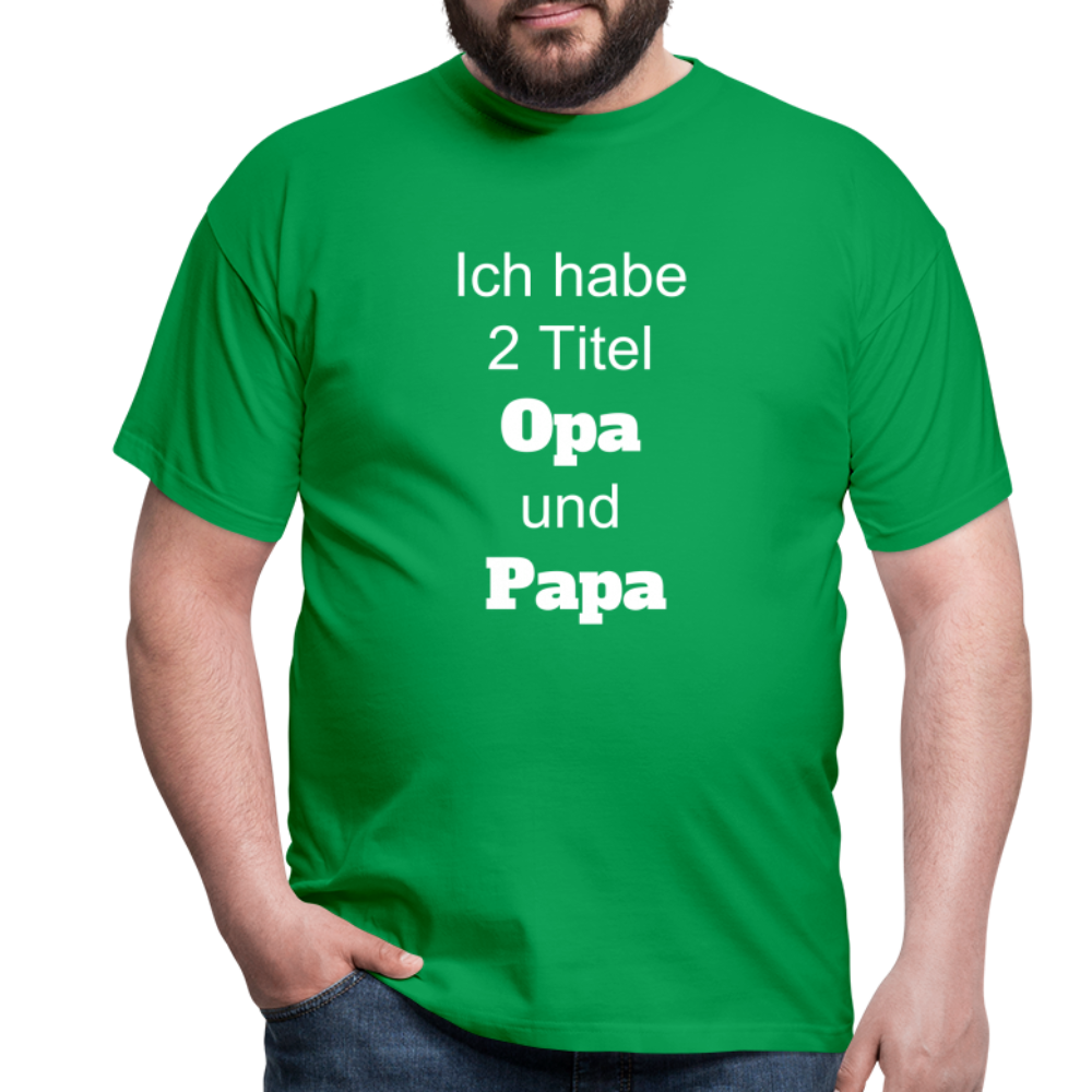 Opa Papa T-Shirt - Kelly Green