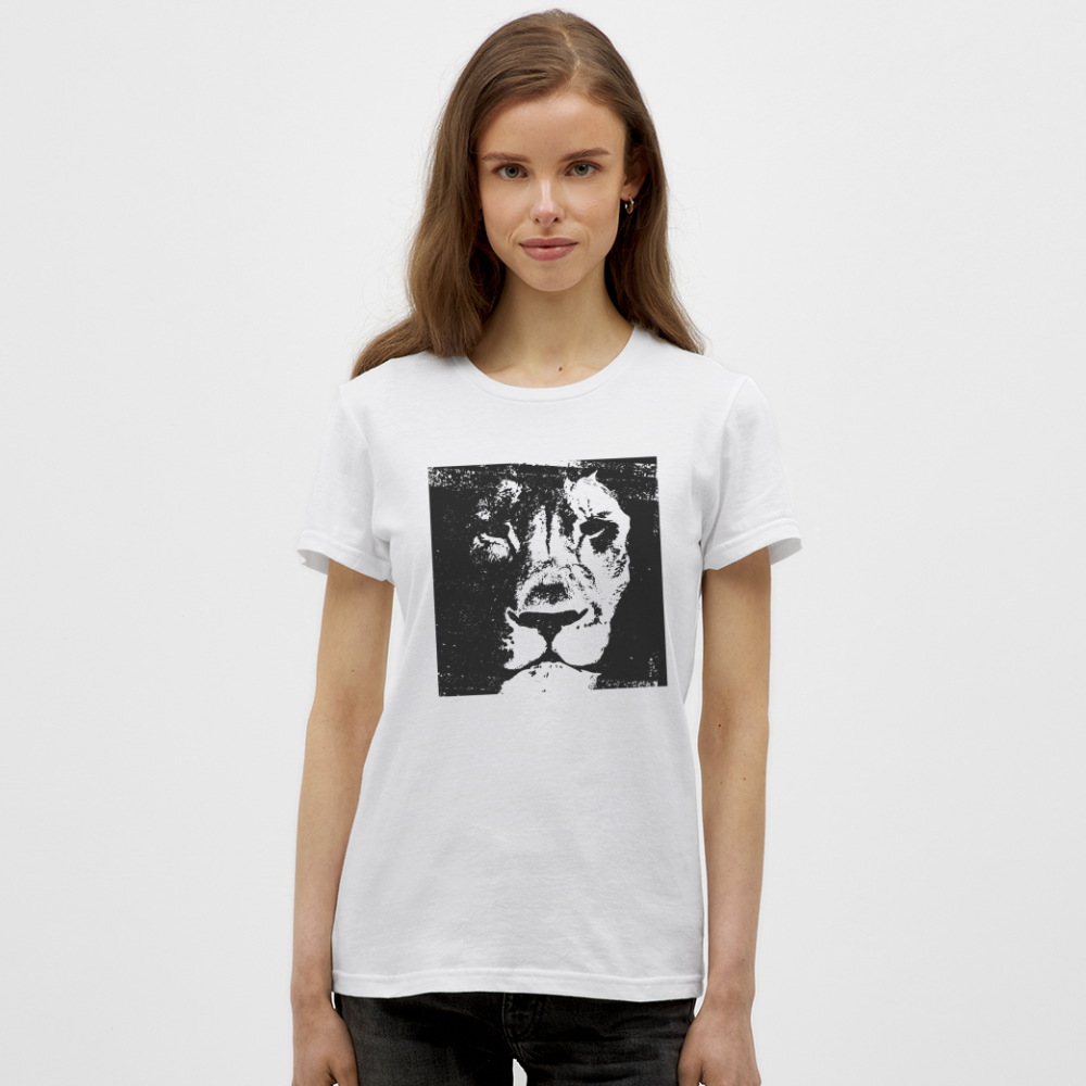 Löwenkopf Frauen T-Shirt - Weiß