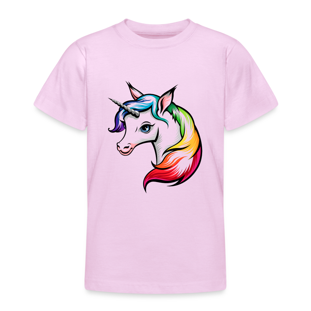 Teenager T-Shirt Einhorn - Hellrosa