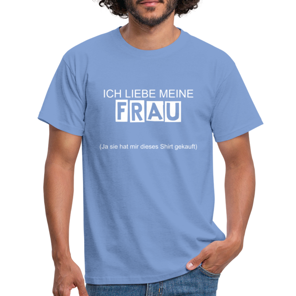 Männer T-Shirt - carolina blue