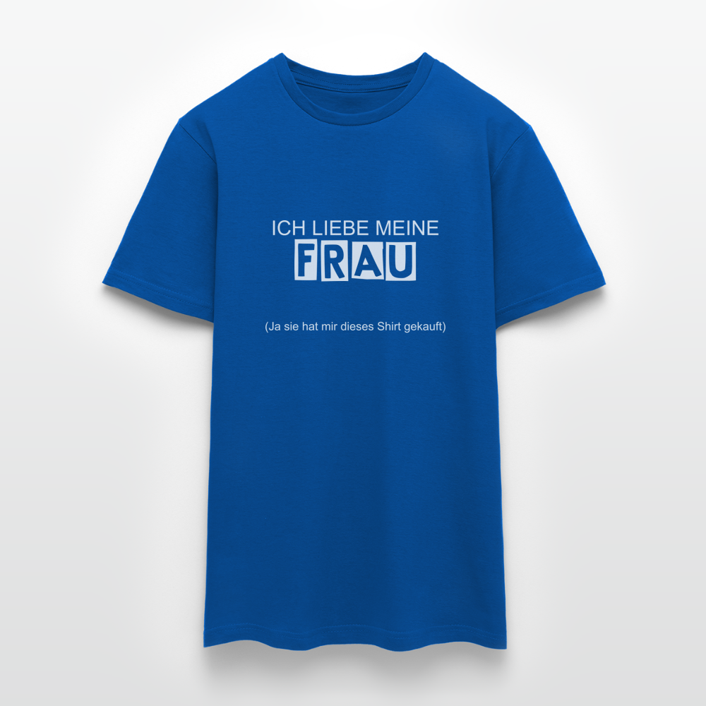 Männer T-Shirt - Royalblau