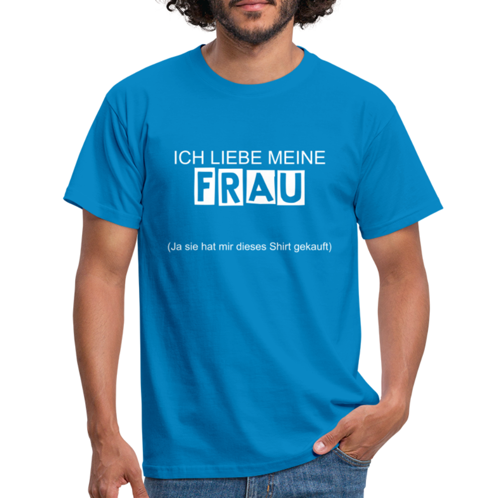 Männer T-Shirt - Royalblau