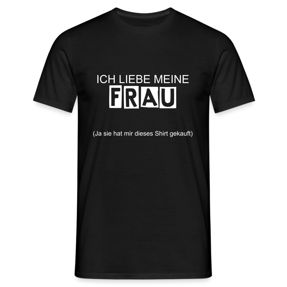Männer T-Shirt - Schwarz