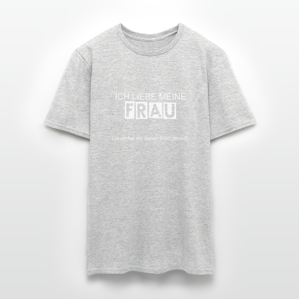 Männer T-Shirt - Grau meliert