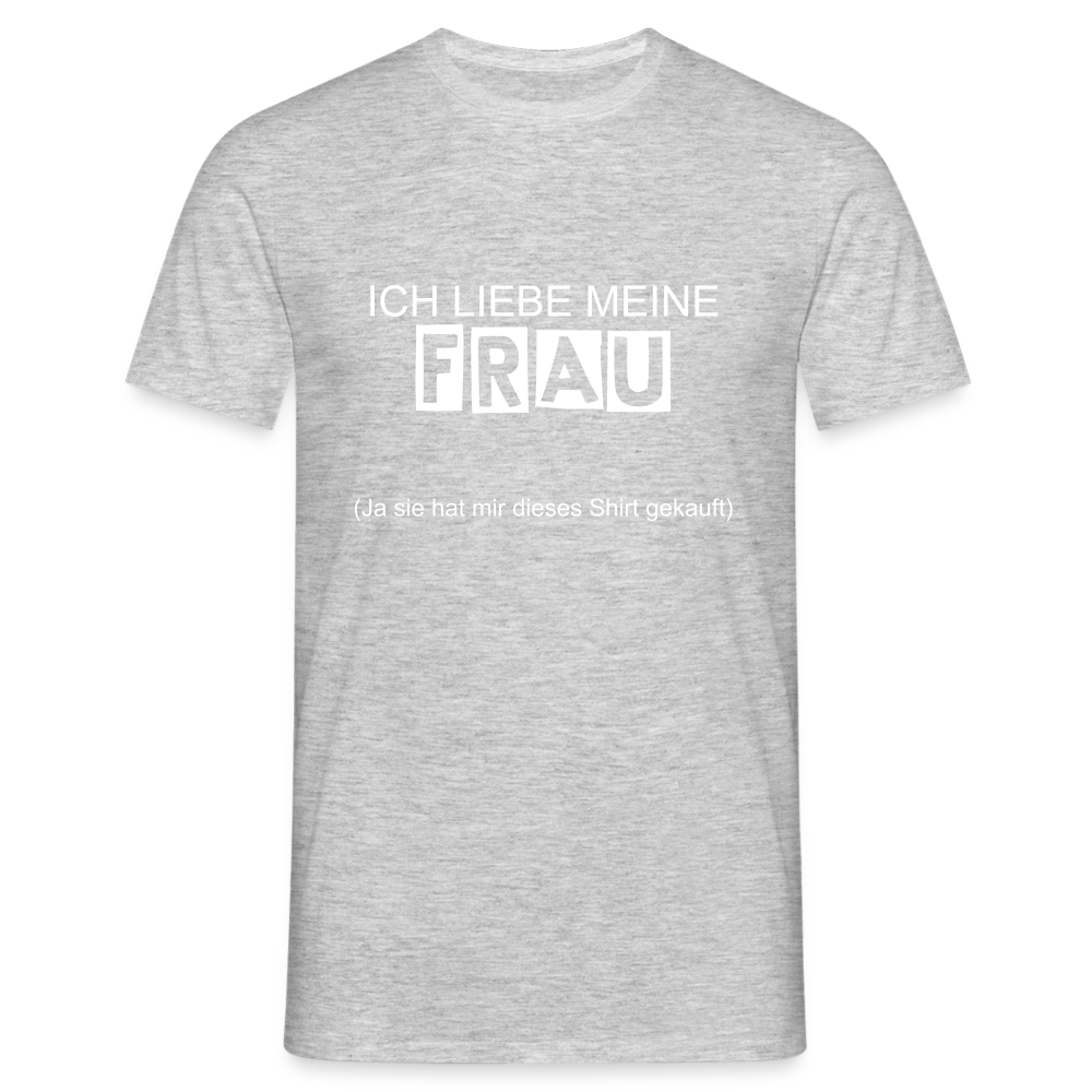 Männer T-Shirt - Grau meliert