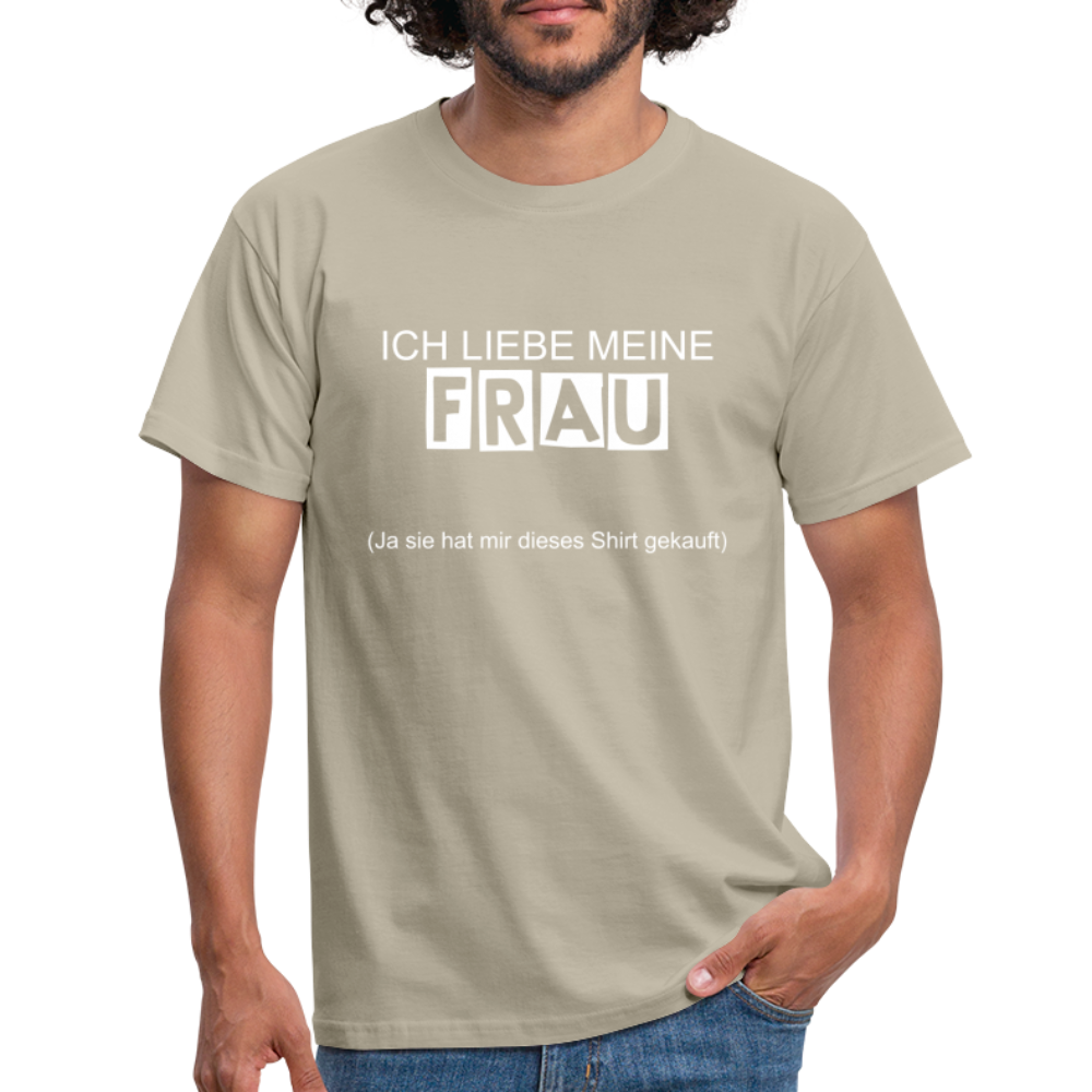 Männer T-Shirt - Sandbeige