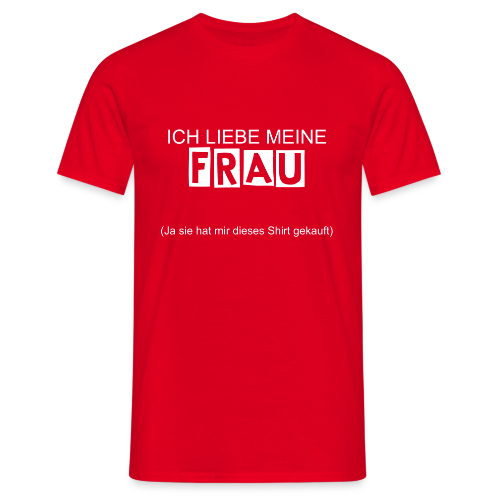 Männer T-Shirt - Rot