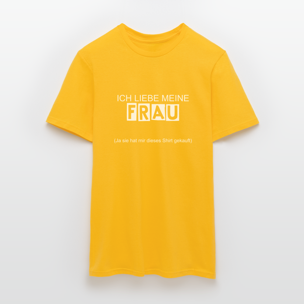 Männer T-Shirt - Gelb