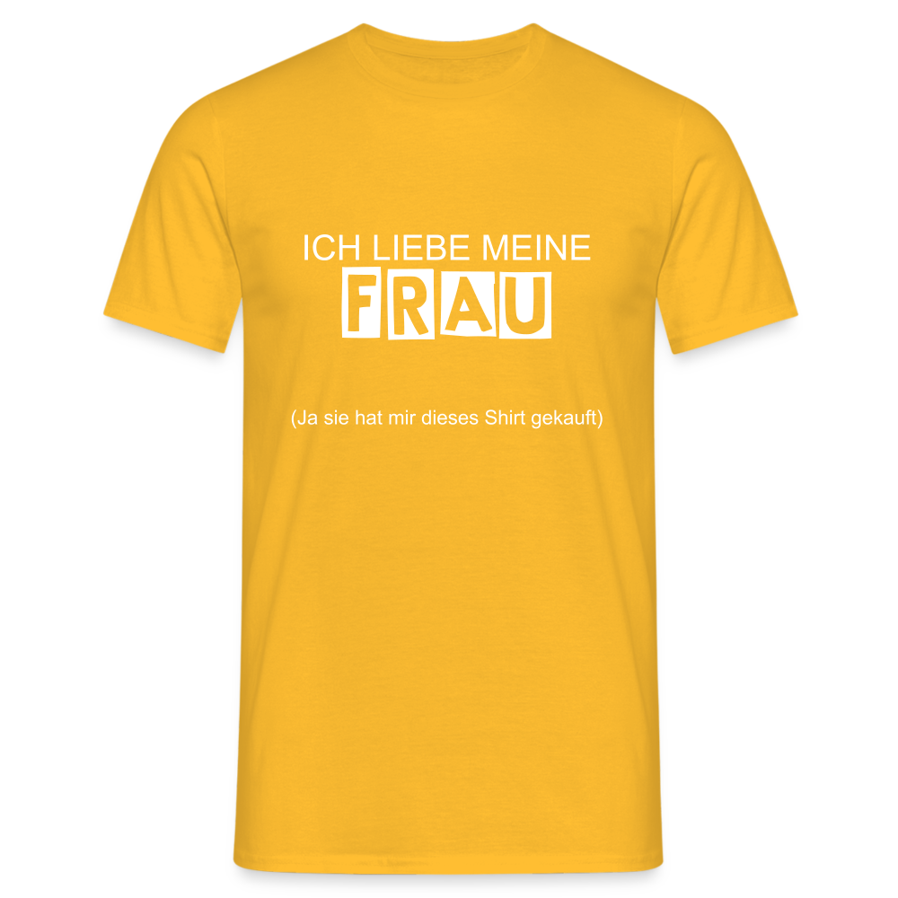 Männer T-Shirt - Gelb
