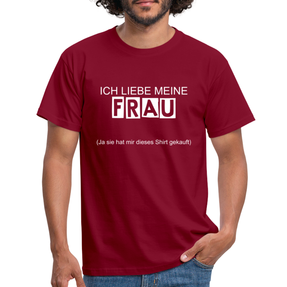 Männer T-Shirt - Ziegelrot