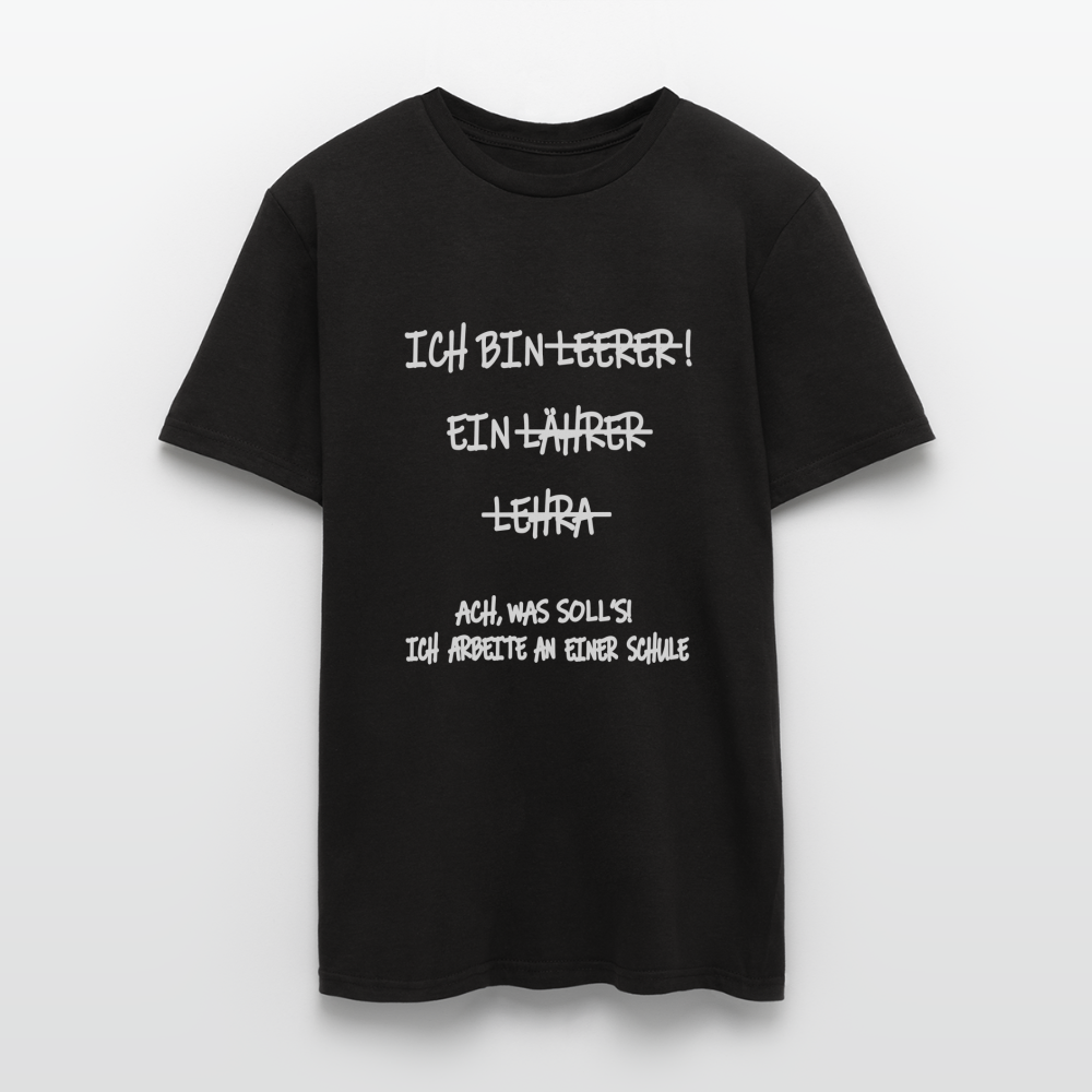 T-Shirt ich bin Lehrer - Schwarz