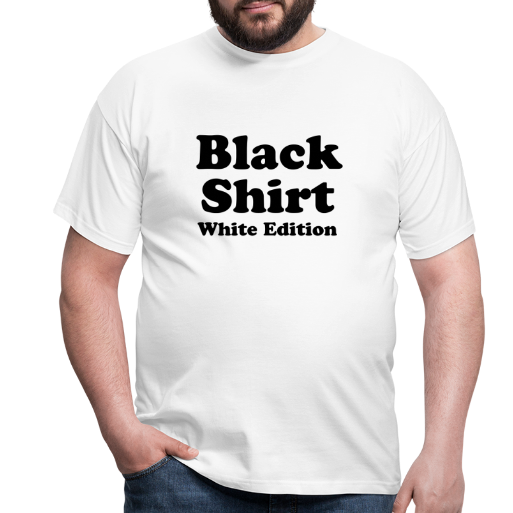 T-Shirt Black Edition - Weiß