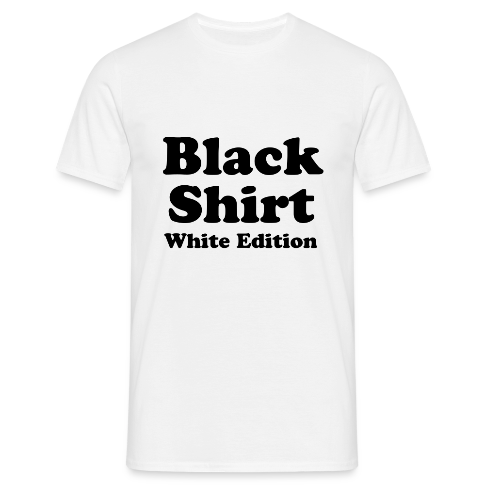 T-Shirt Black Edition - Weiß