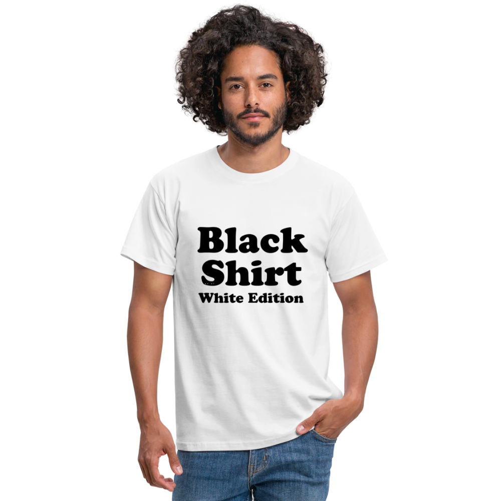 T-Shirt Black Edition - Weiß