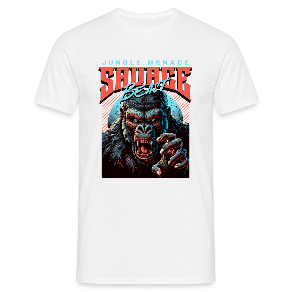 T-Shirt Beast - Weiß