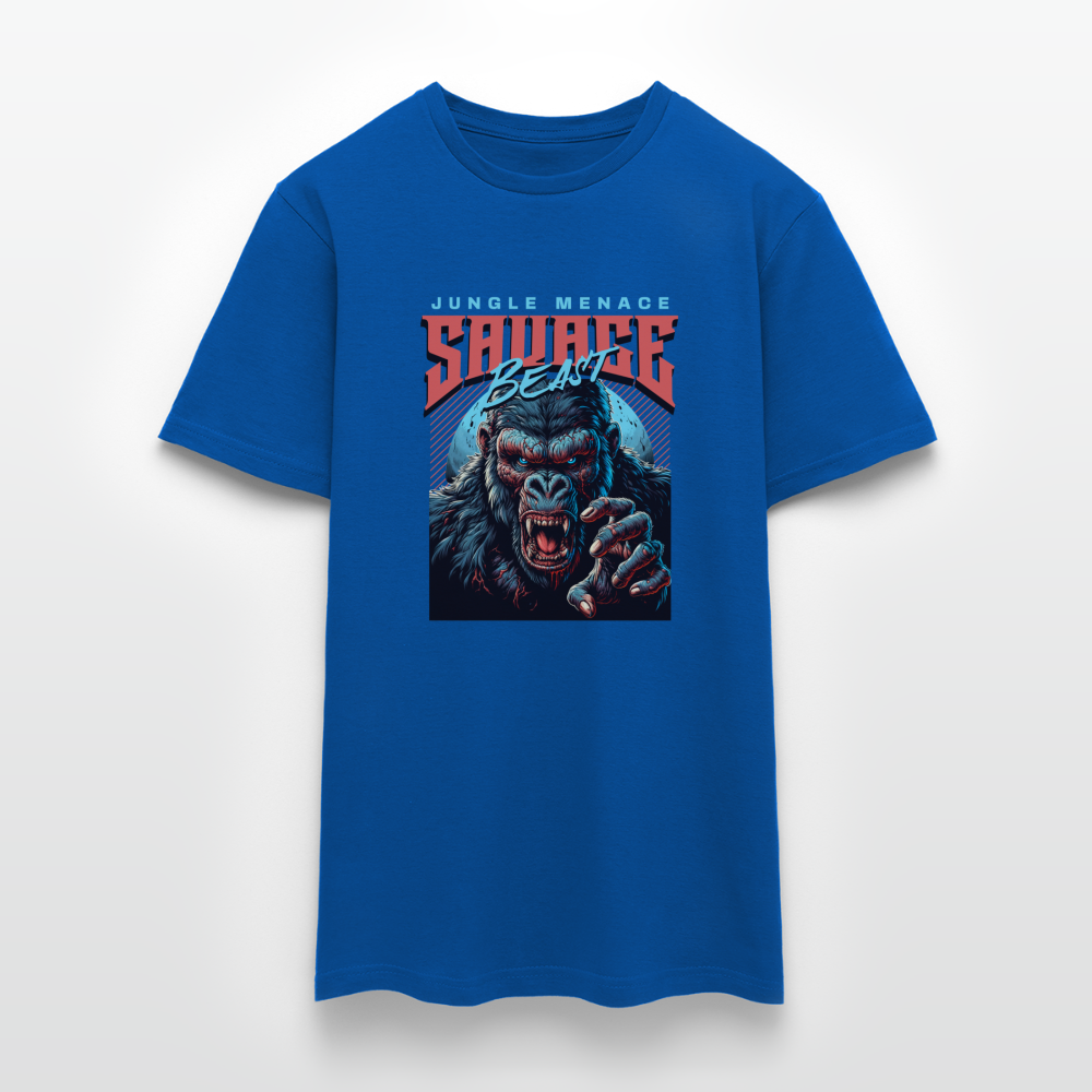 T-Shirt Beast - Royalblau