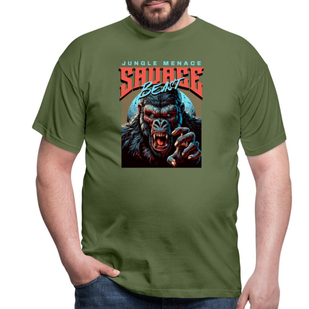T-Shirt Beast - Militärgrün