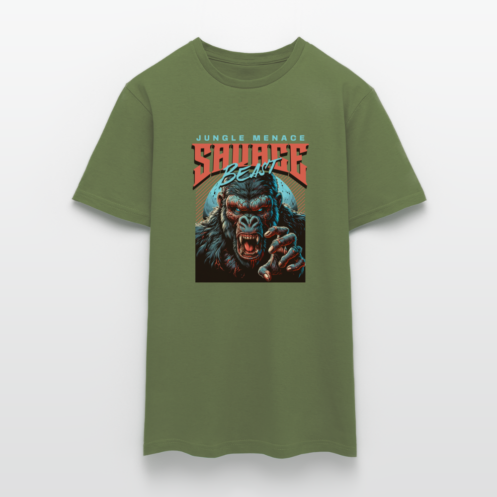 T-Shirt Beast - Militärgrün