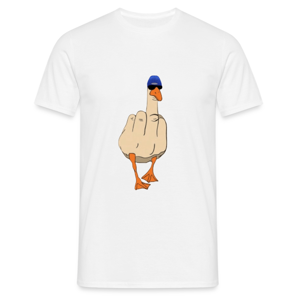 T-Shirt Ente Finger - Weiß