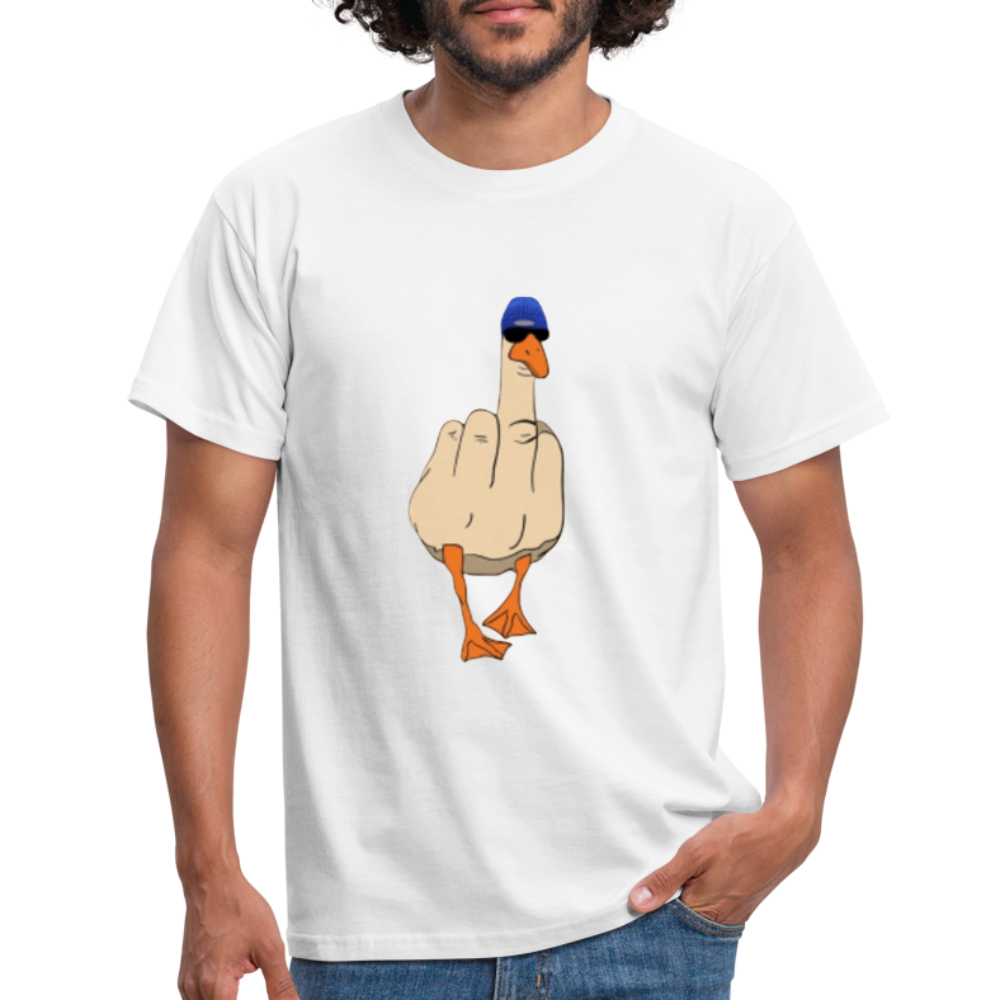 T-Shirt Ente Finger - Weiß