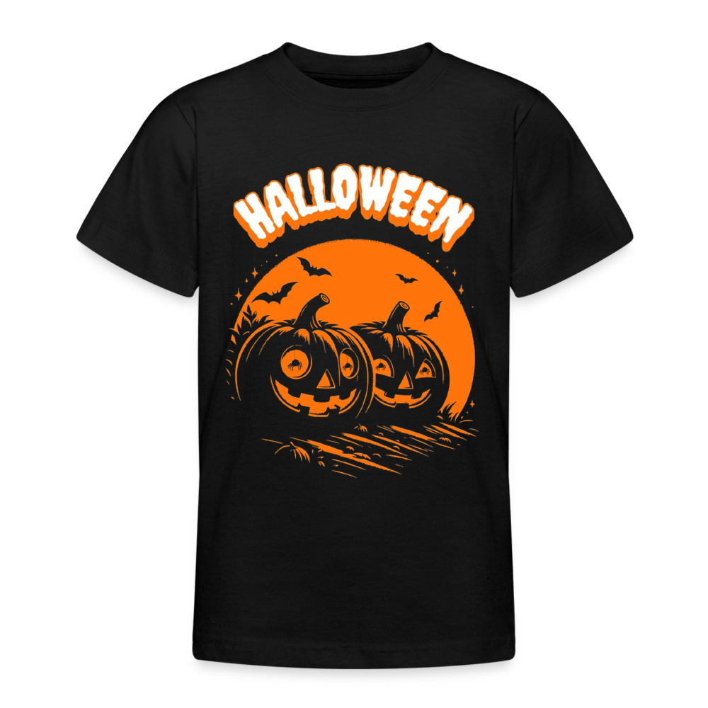 Teenager T-Shirt Halloween - Schwarz